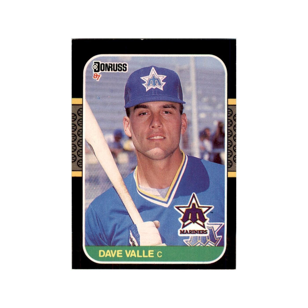 1987 Donruss Dave Valle Baseball Cards #610