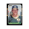 1987 Donruss Mickey Tettleton Baseball Cards #349