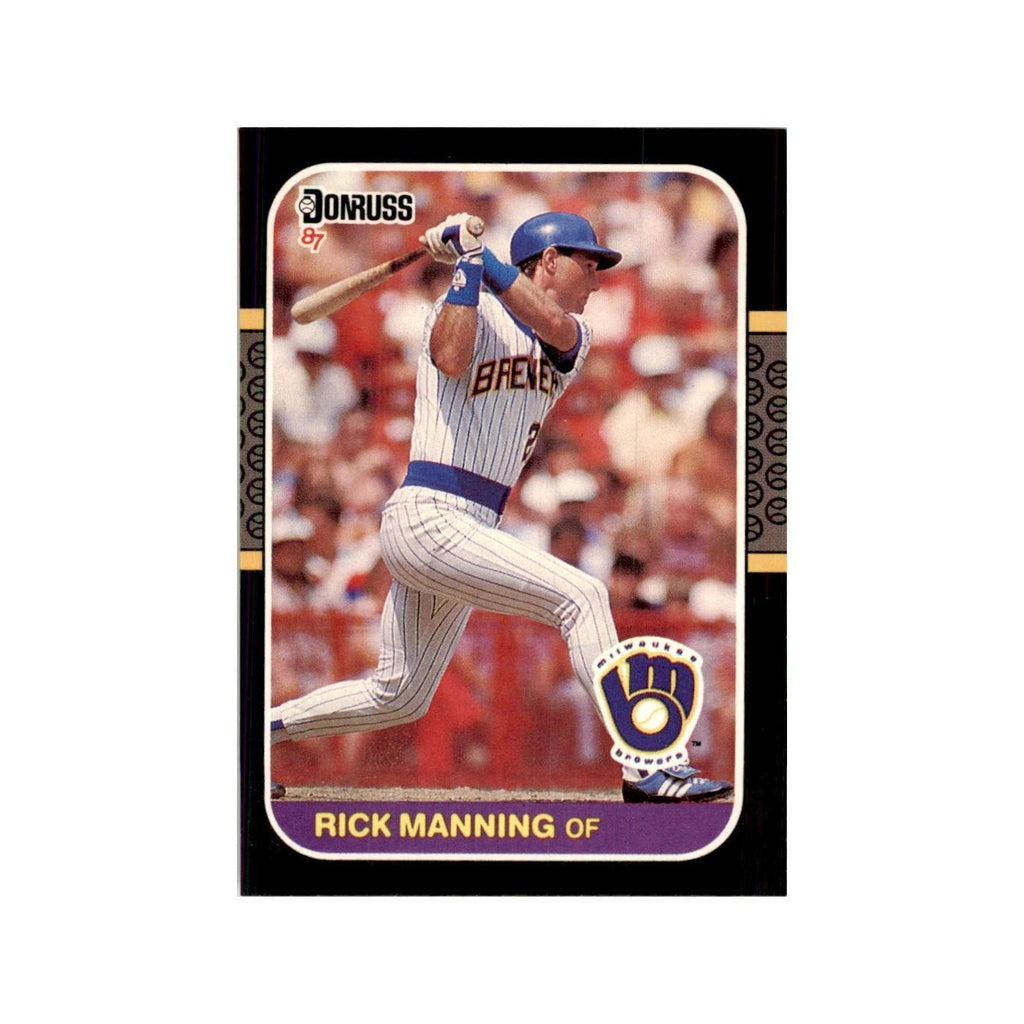 1987 Donruss Rick Manning Baseball Cards #521
