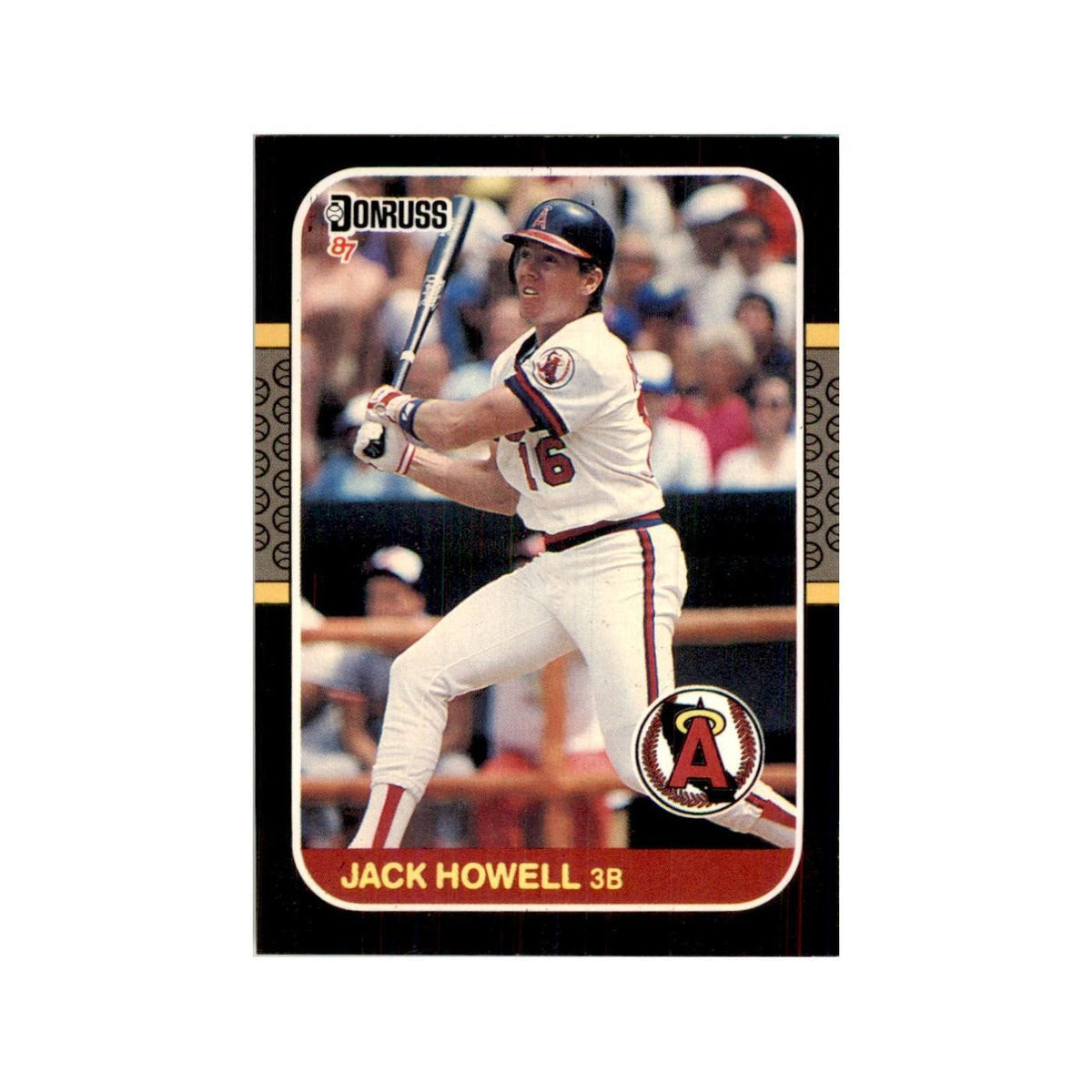 1987 Donruss Jack Howell Baseball Cards #305