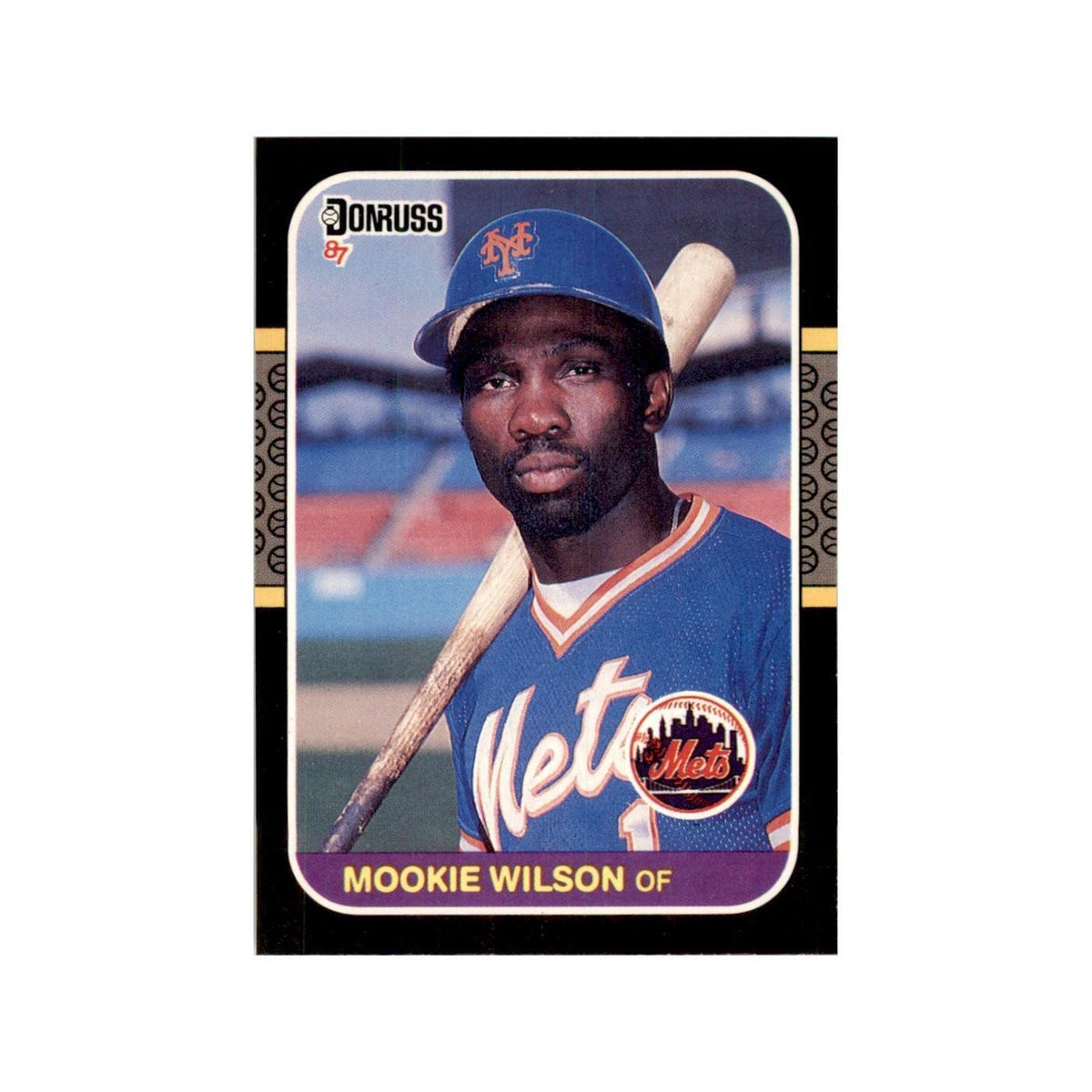 1987 Donruss Mookie Wilson Baseball Cards #487