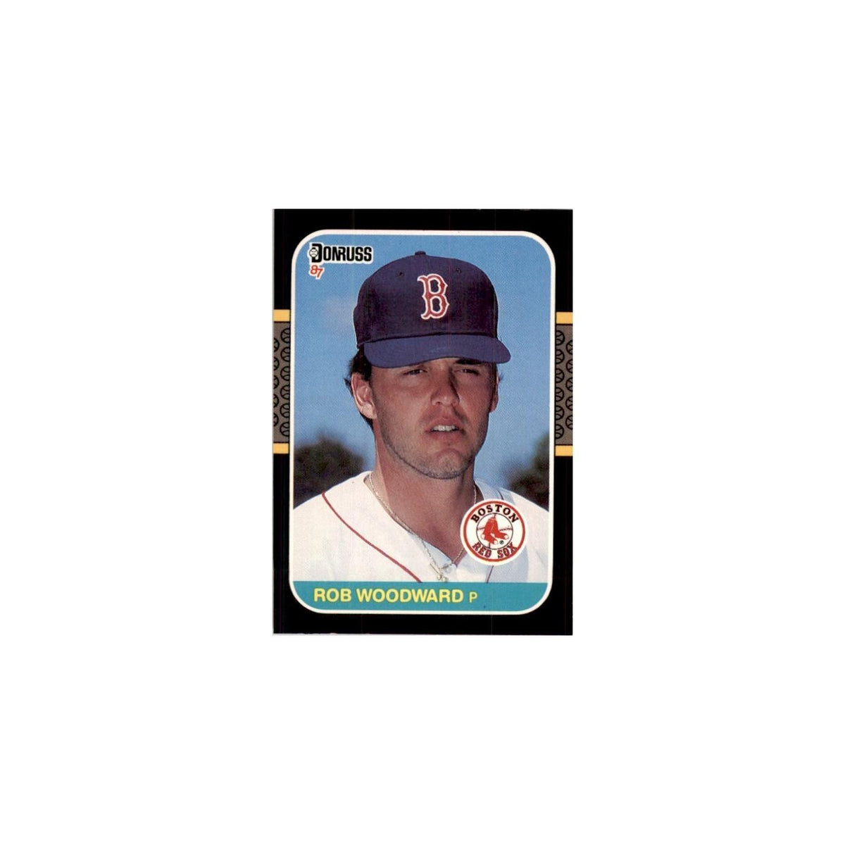 1987 Donruss Rob Woodward Baseball Cards #652