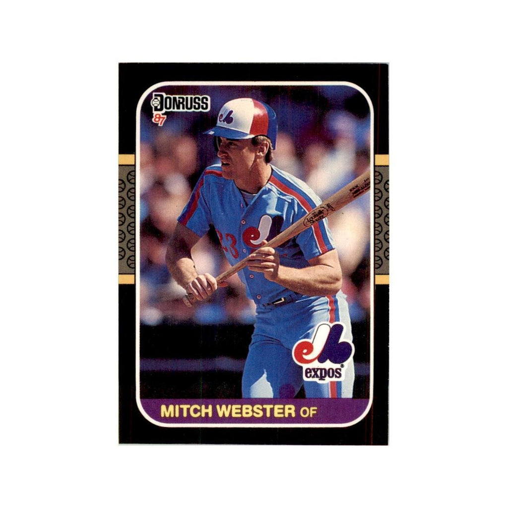1987 Donruss Mitch Webster Baseball Cards #335
