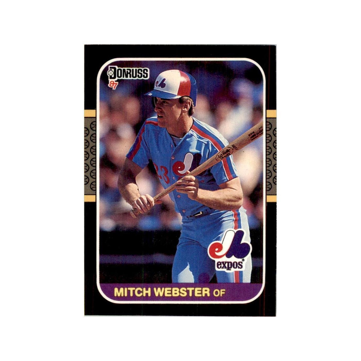1987 Donruss Mitch Webster Baseball Cards #335