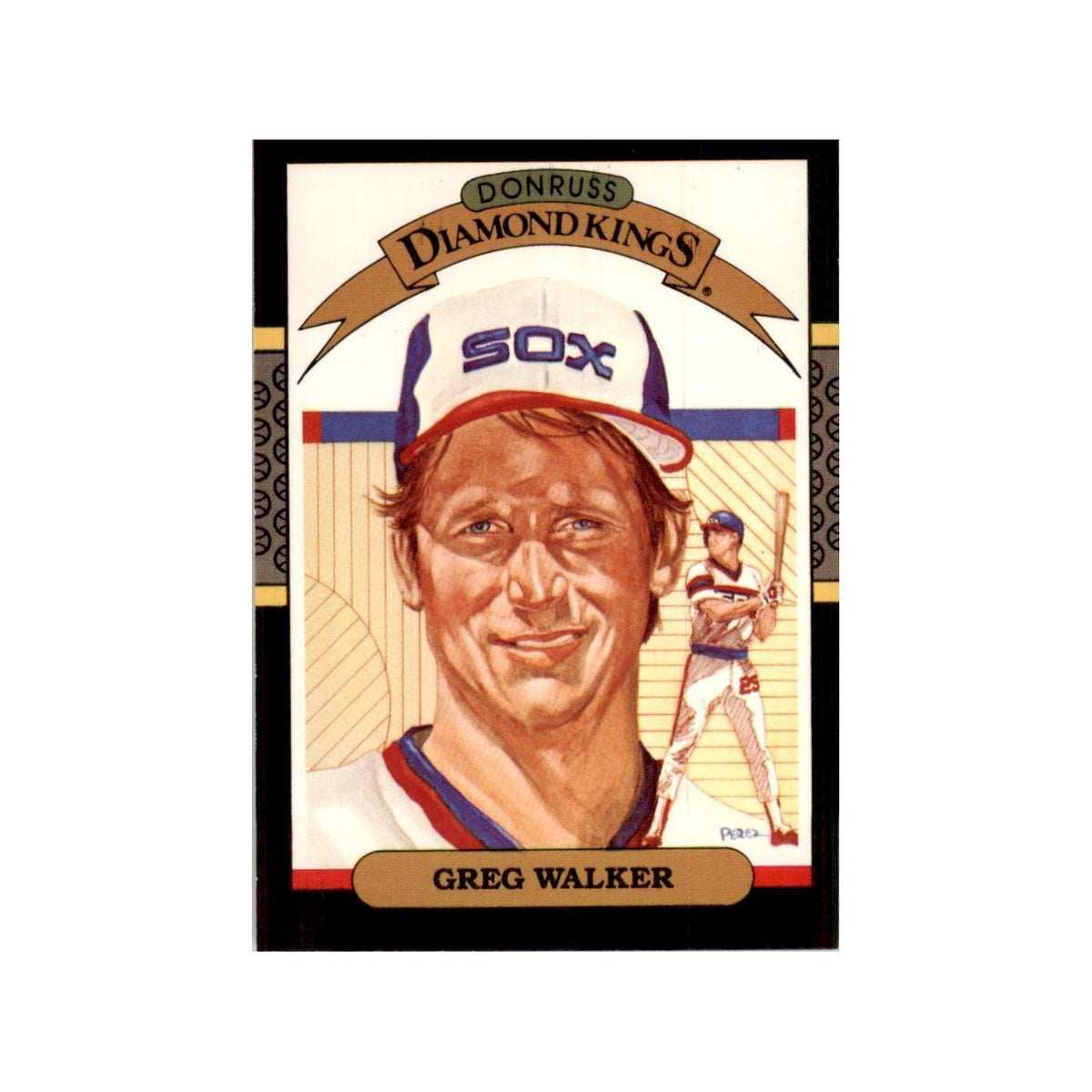 1987 Donruss Greg Walker Baseball Cards #25