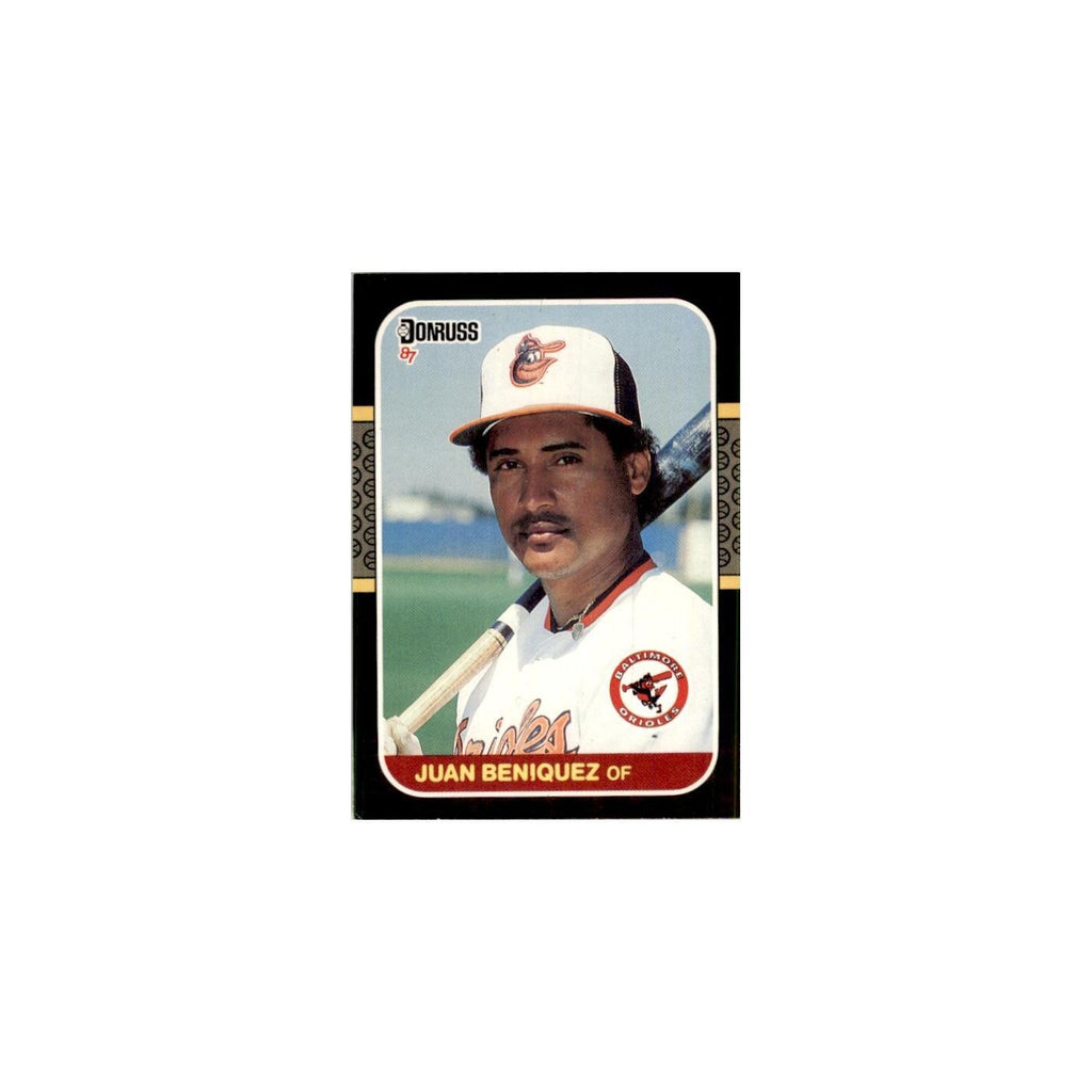 1987 Donruss Juan Beniquez Baseball Cards #371