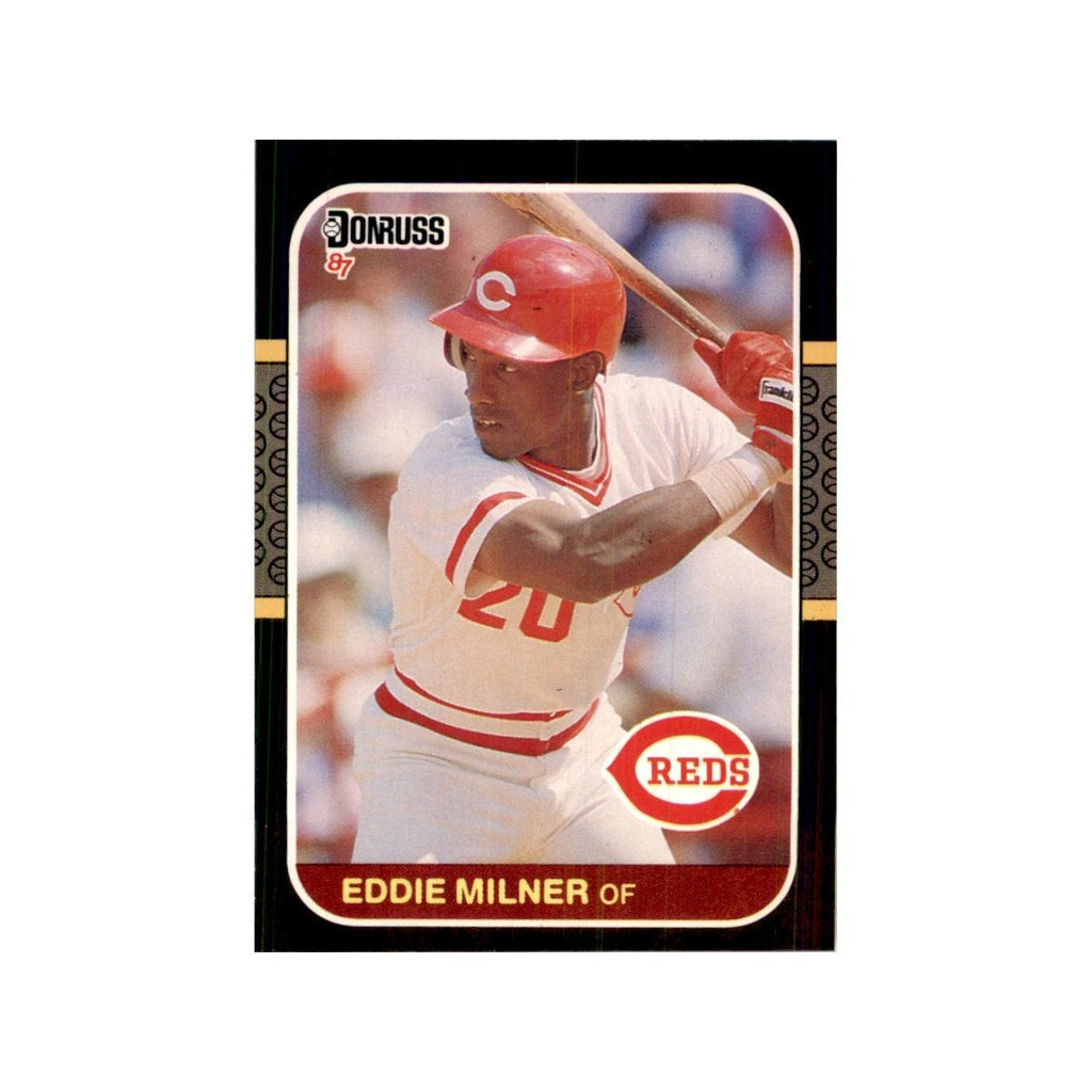 1987 Donruss Eddie Milner Baseball Cards #433
