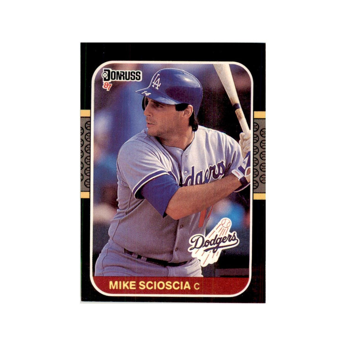 1987 Donruss Mike Scioscia Baseball Cards #130