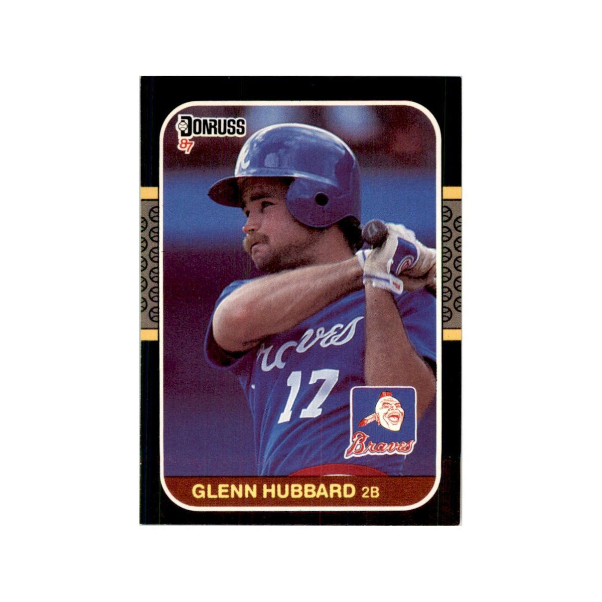 1987 Donruss Glenn Hubbard Baseball Cards #634
