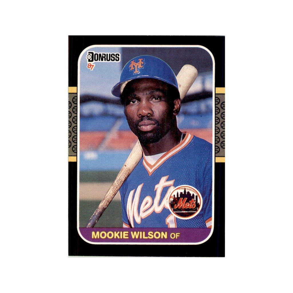 1987 Donruss Mookie Wilson Baseball Cards #487
