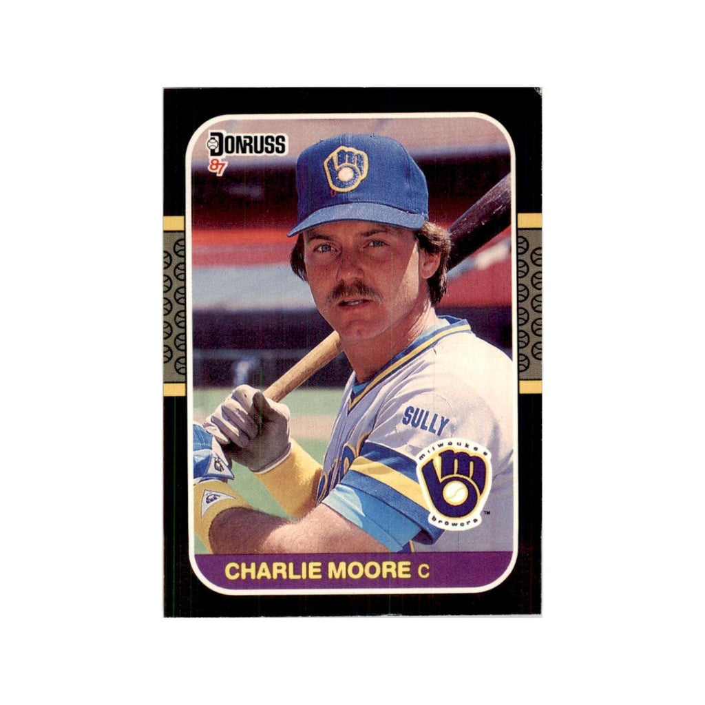 1987 Donruss Charlie Moore Baseball Cards #372