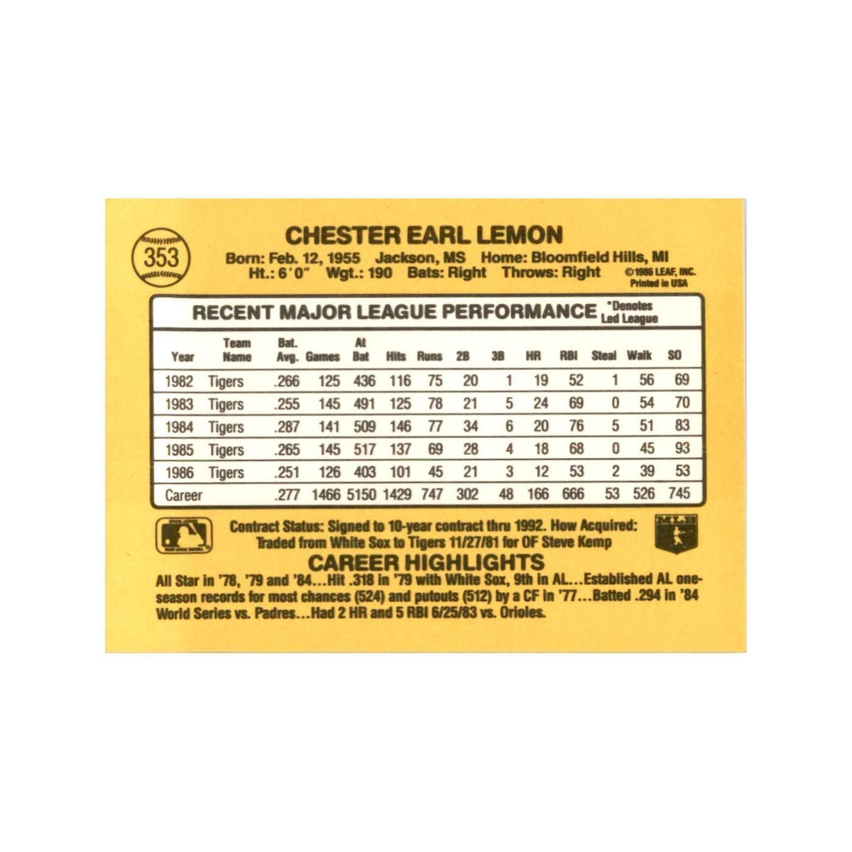 1987 Donruss Mitch Williams Baseball Cards #353