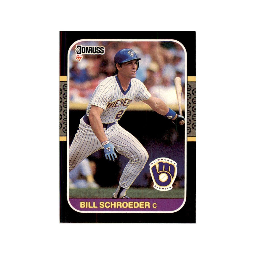 1987 Donruss Bill Schroeder Baseball Cards #486