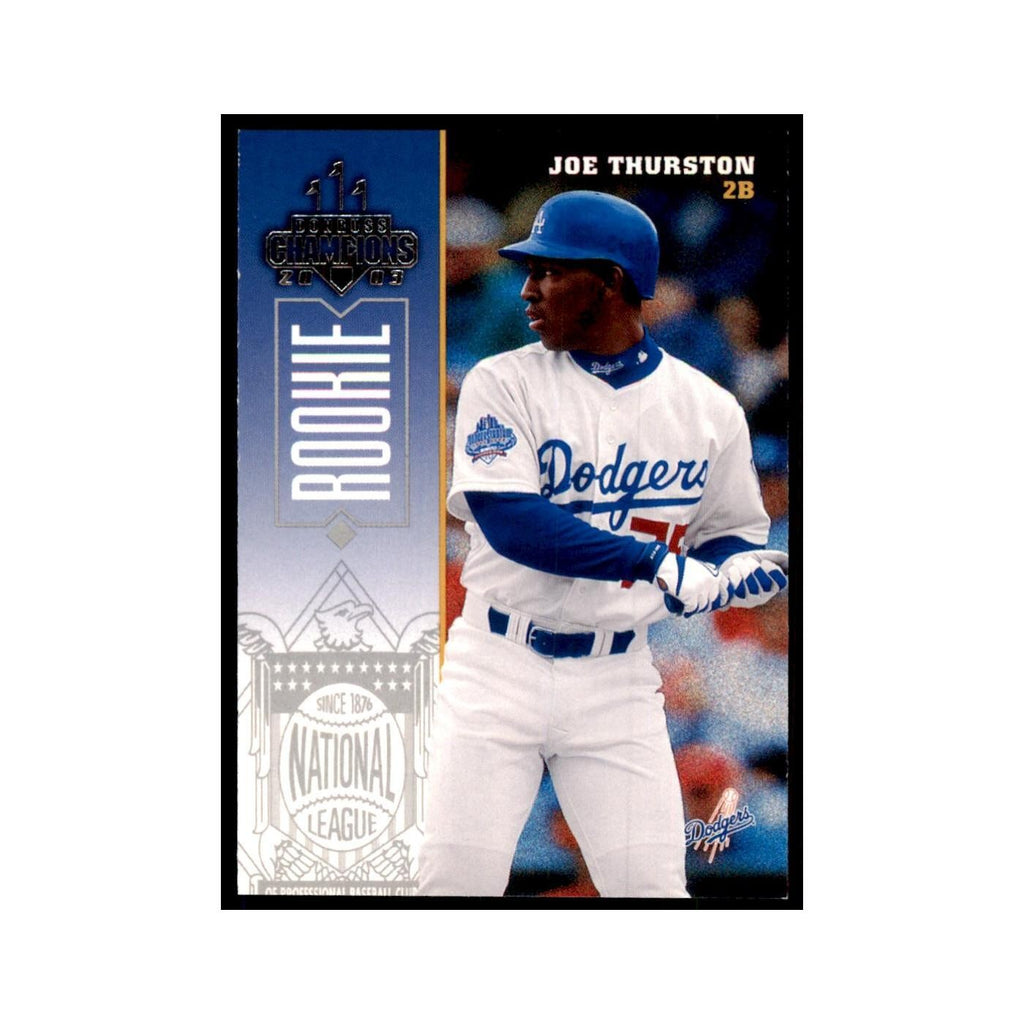 2003 Donruss Champions Joe Thurston Baseball Cards #140