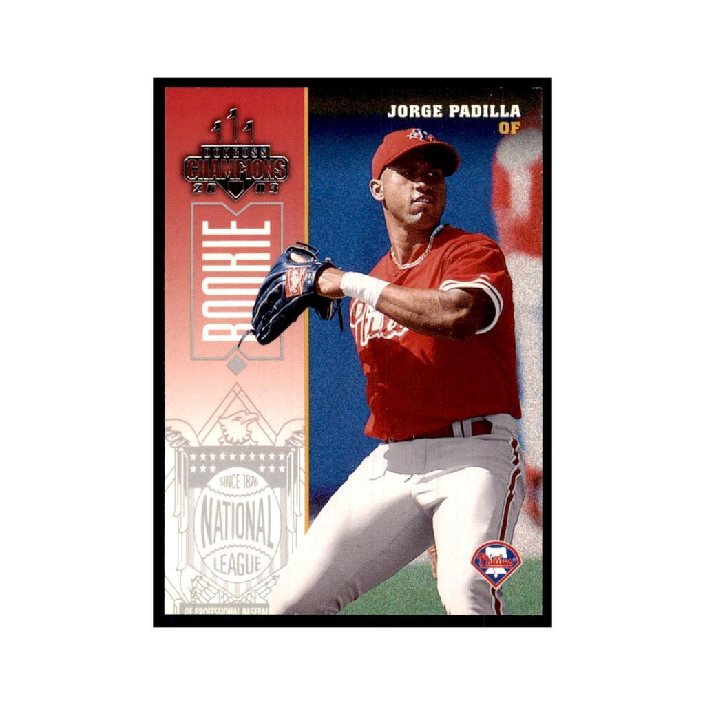 2003 Donruss Champions Jorge Padilla Baseball Cards #198