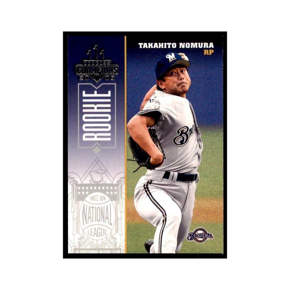 2003 Donruss Champions Takahito Nomura Baseball Cards #152