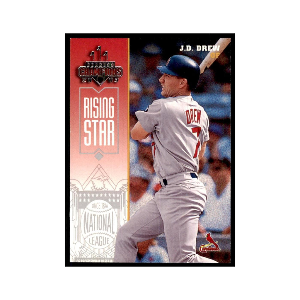 2003 Donruss Champions J.D. Drew Baseball Cards #242