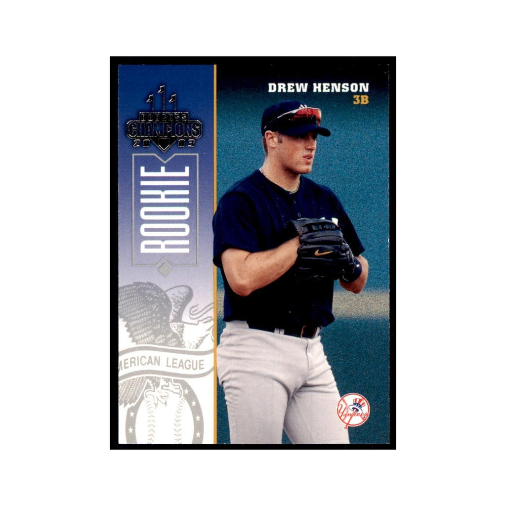 2003 Donruss Champions Drew Henson Baseball Cards #173