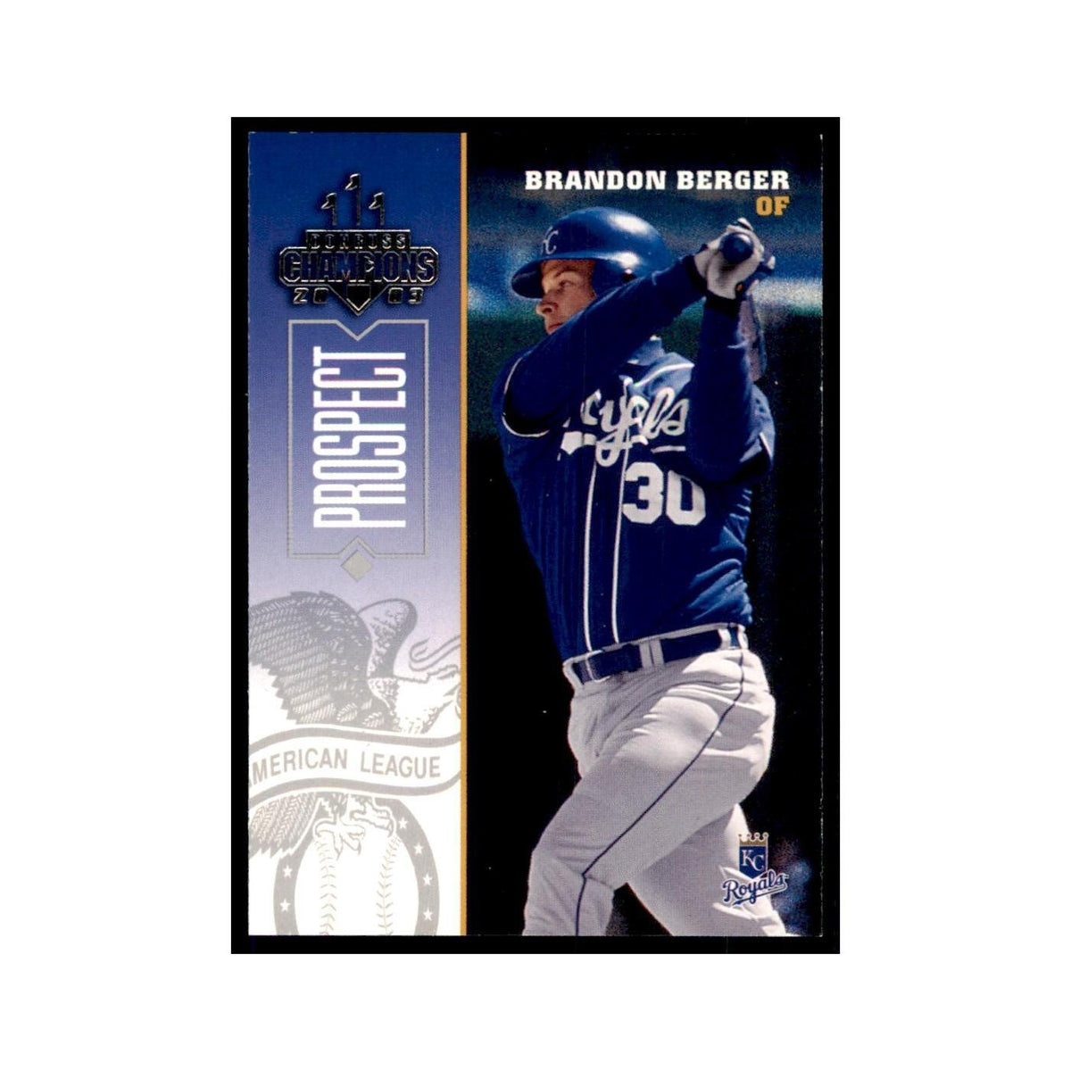 2003 Donruss Champions Brandon Berger Baseball Cards #127