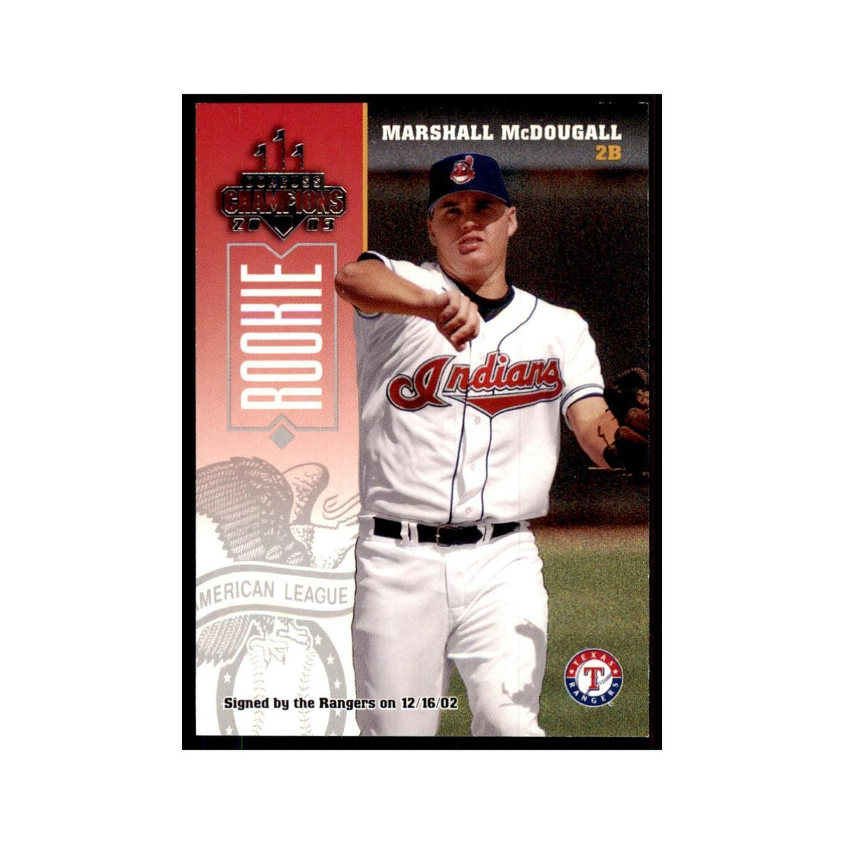 2003 Donruss Champions Marshall McDougall Baseball Cards #294