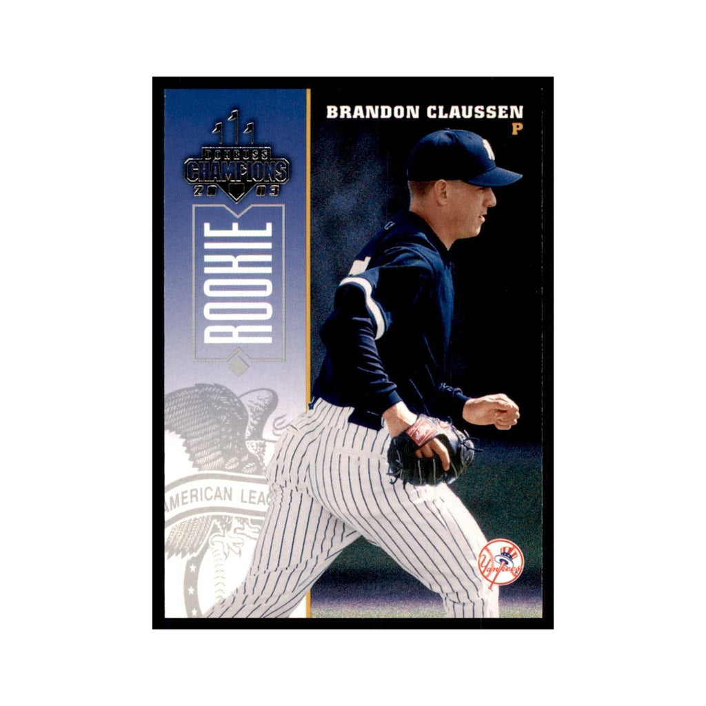 2003 Donruss Champions Brandon Claussen Baseball Cards #170
