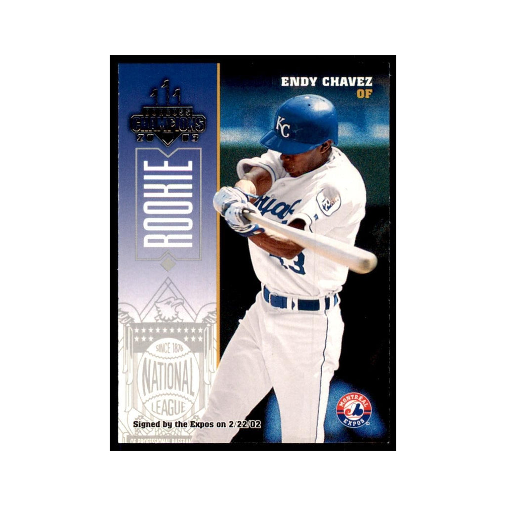 2003 Donruss Champions Endy Chavez Baseball Cards #160
