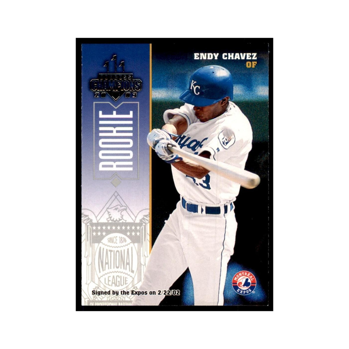 2003 Donruss Champions Endy Chavez Baseball Cards #160