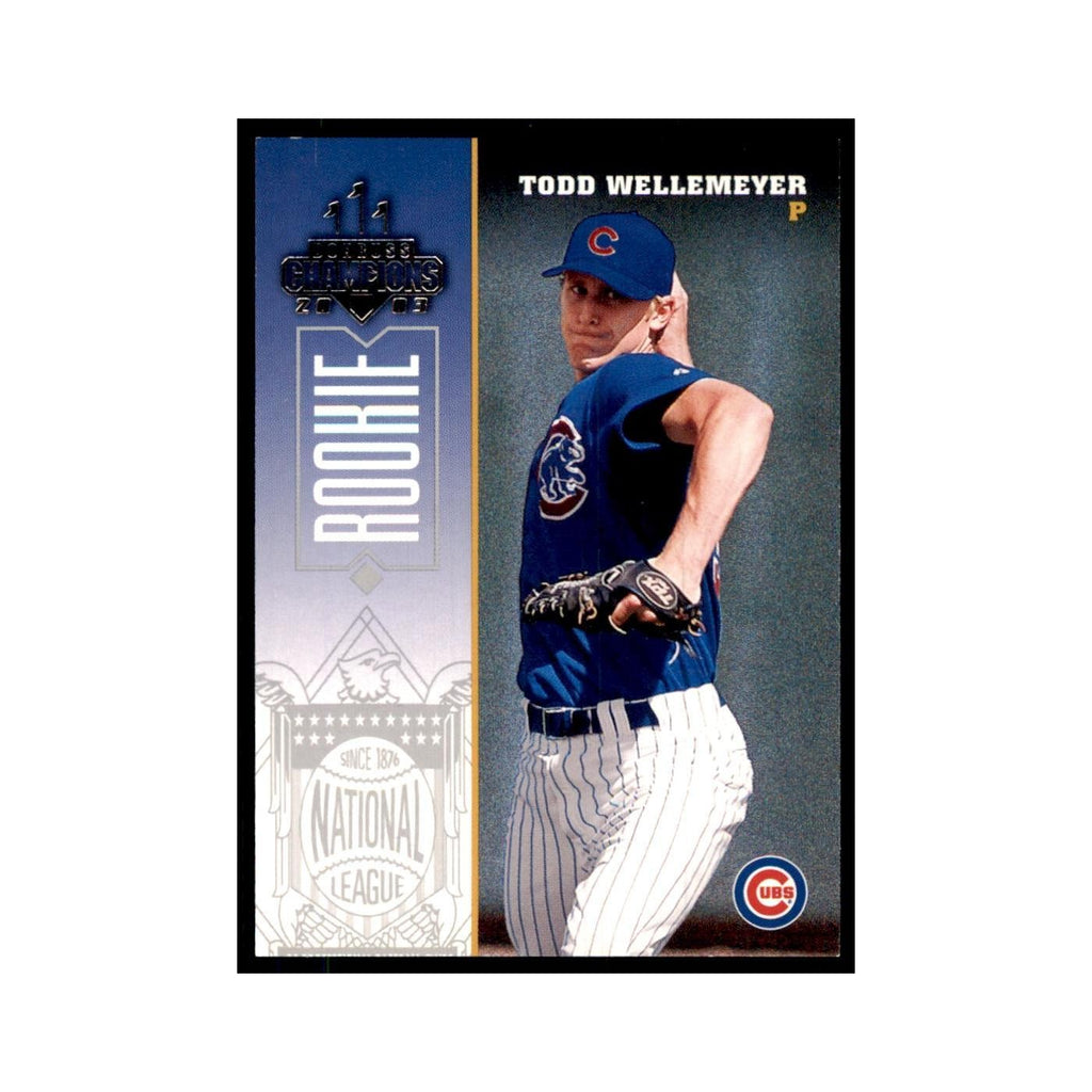 2003 Donruss Champions Todd Wellemeyer Baseball Cards #281