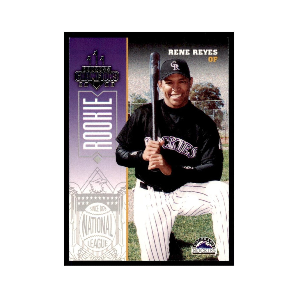 2003 Donruss Champions Rene Reyes Baseball Cards #95