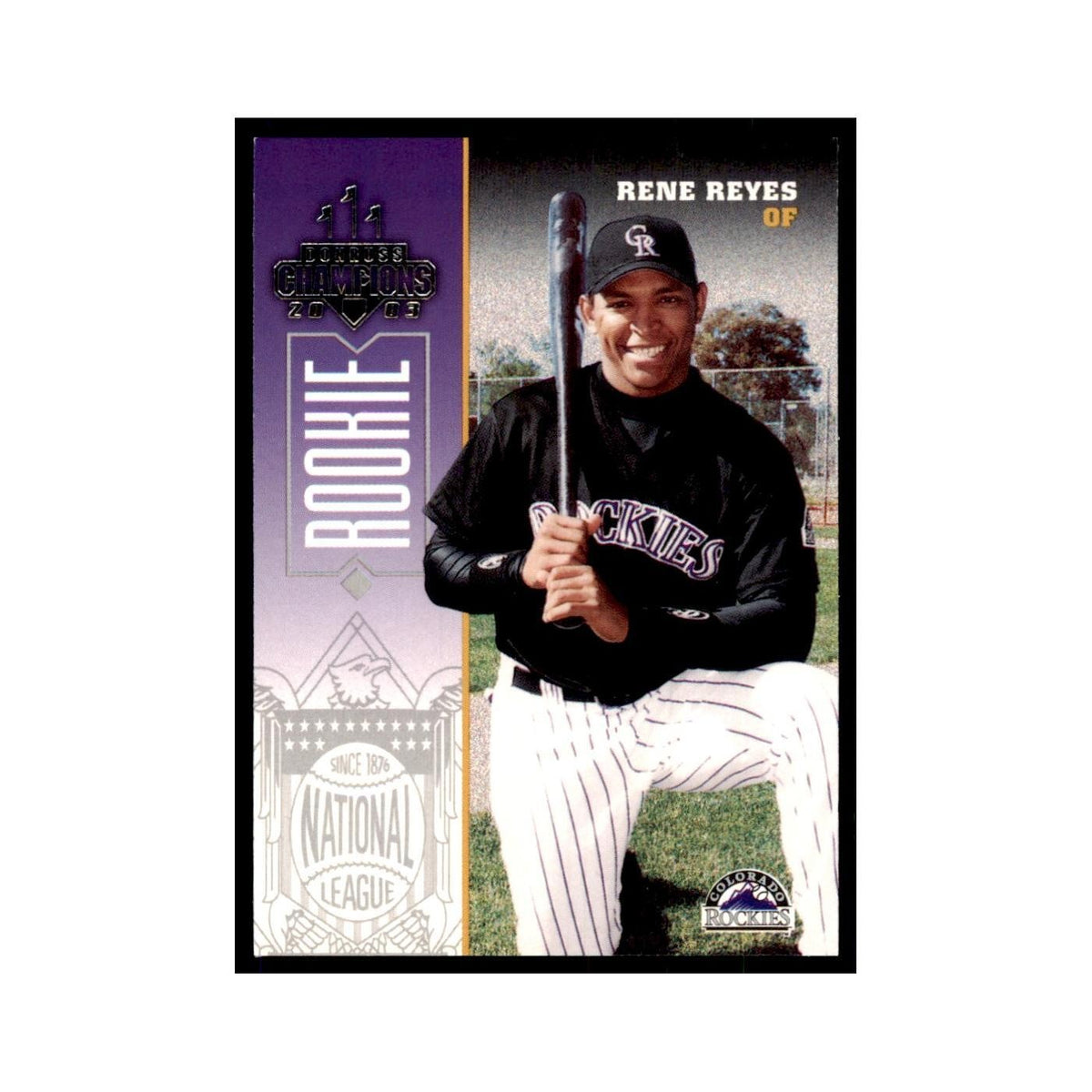 2003 Donruss Champions Rene Reyes Baseball Cards #95