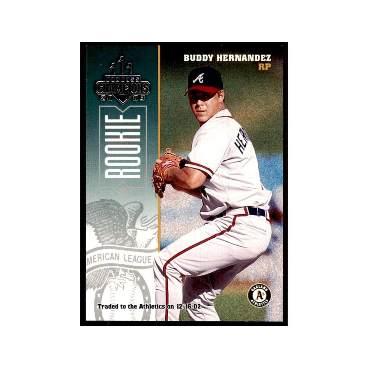 2003 Donruss Champions Buddy Hernandez Baseball Cards #298