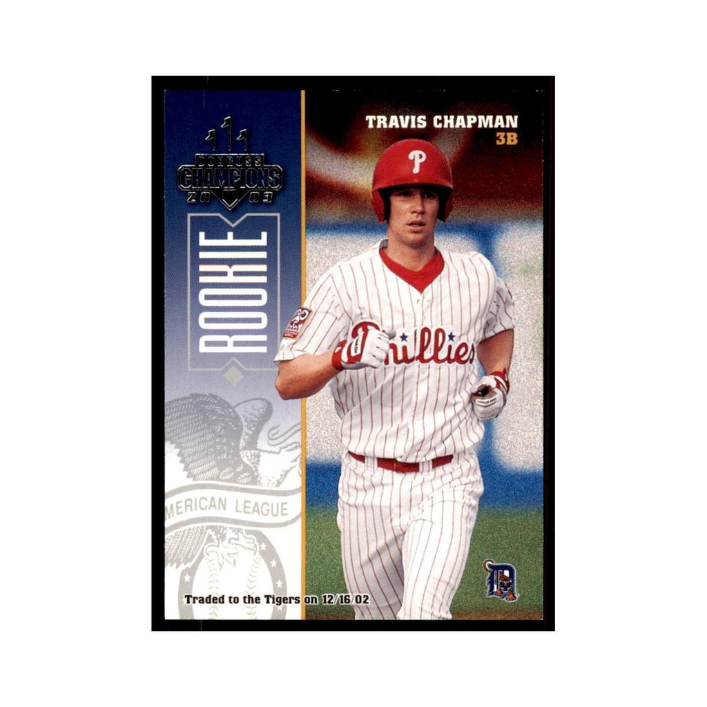 2003 Donruss Champions Travis Chapman Baseball Cards #295