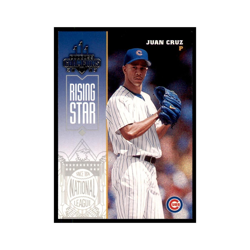 2003 Donruss Champions Juan Cruz Baseball Cards #49