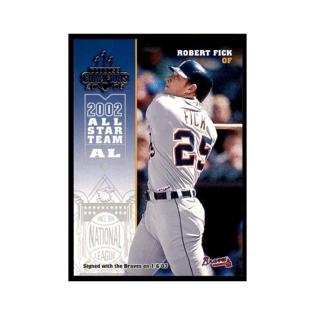 2003 Donruss Champions Robert Fick Baseball Cards #103