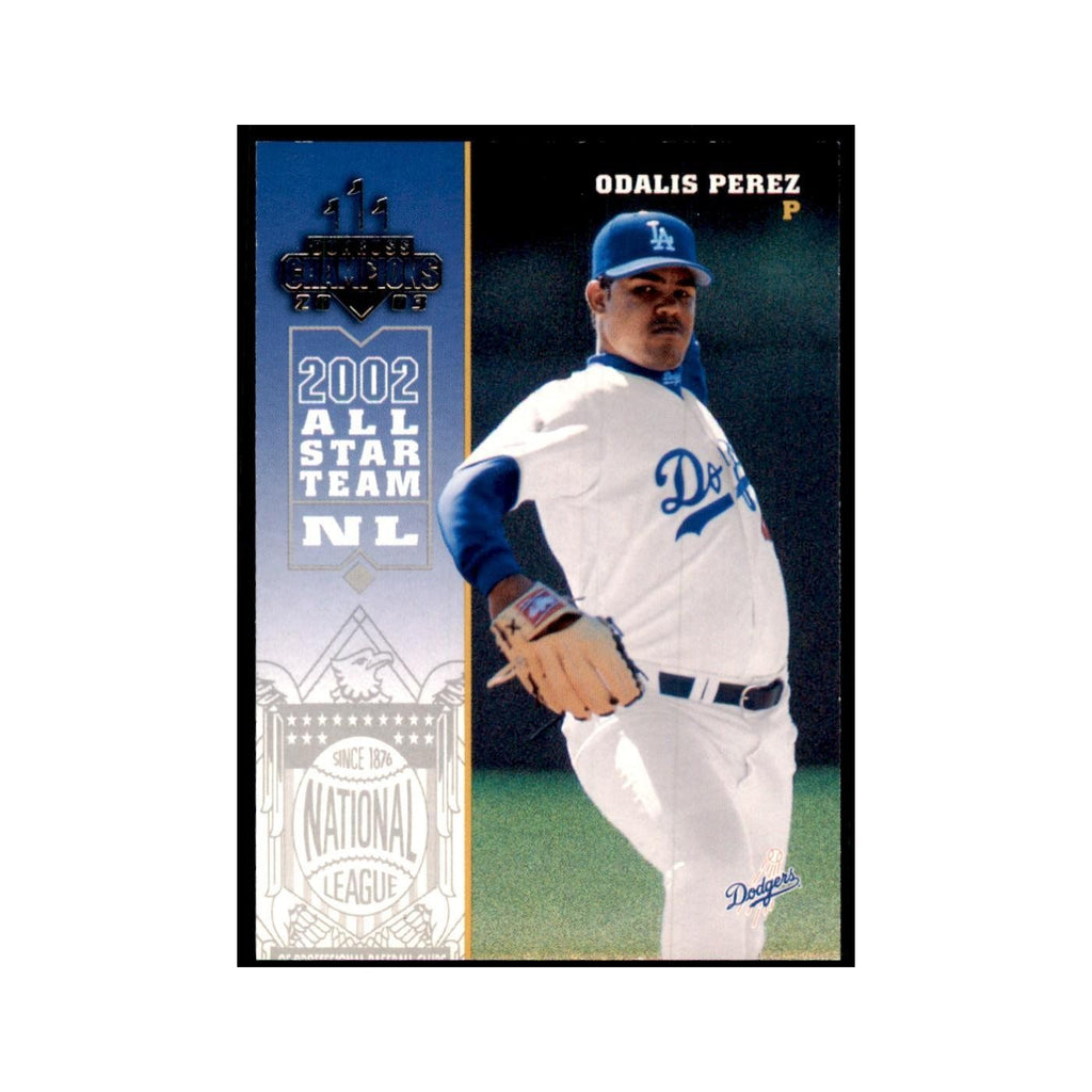 2003 Donruss Champions Odalis Perez Baseball Cards #143