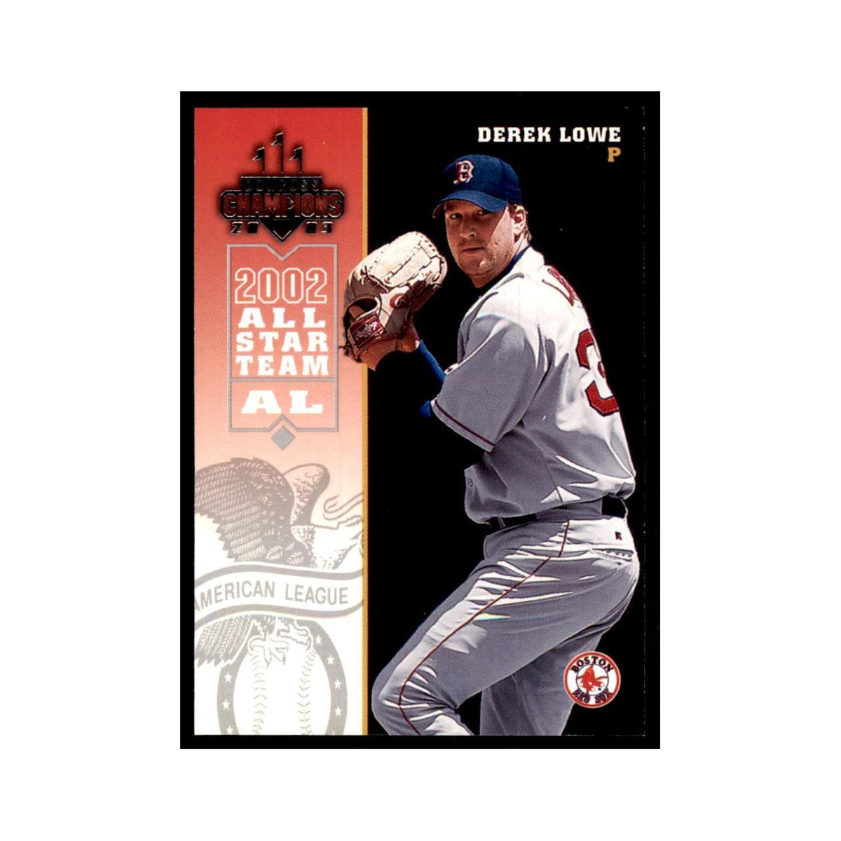 2003 Donruss Champions Derek Lowe Baseball Cards #36