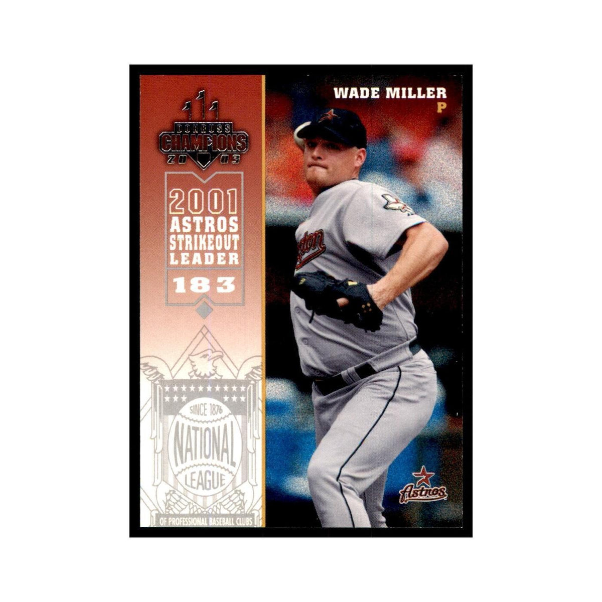 2003 Donruss Champions Wade Miller Baseball Cards #124