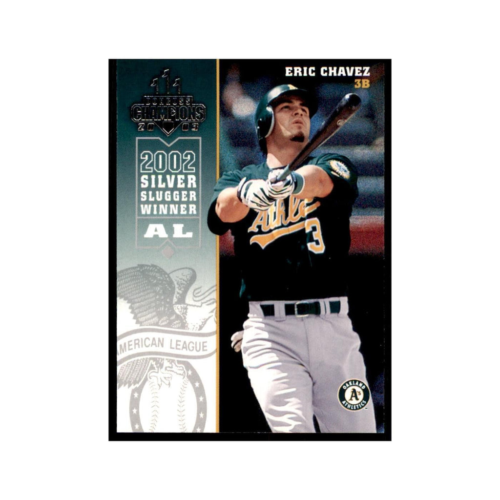 2003 Donruss Champions Eric Chavez Baseball Cards #184