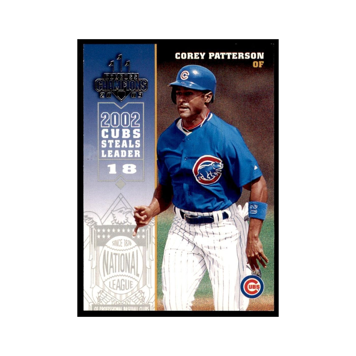 2003 Donruss Champions Corey Patterson Baseball Cards #46