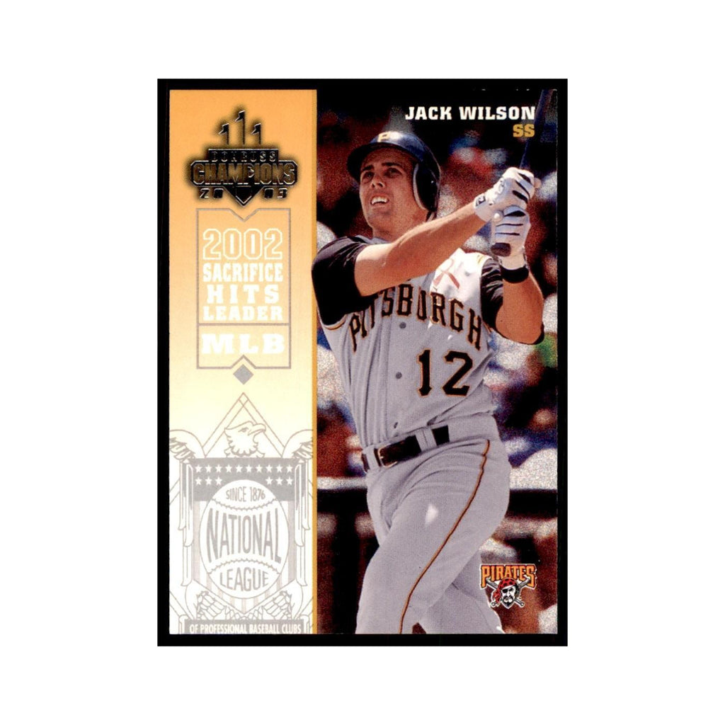 2003 Donruss Champions Jack Wilson Baseball Cards #208