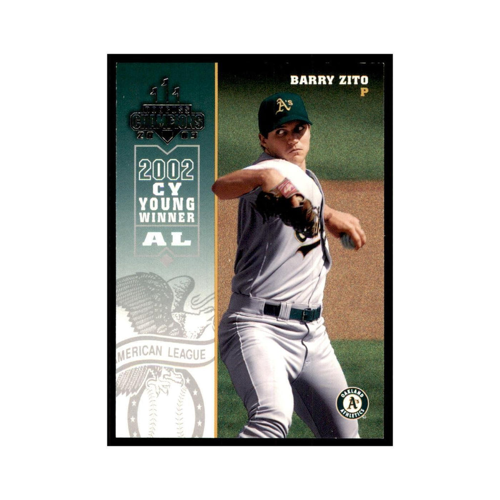 2003 Donruss Champions Barry Zito Baseball Cards #182