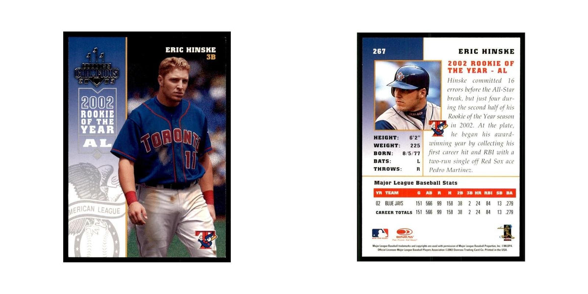 2003 Donruss Champions Eric Hinske Baseball Cards #267
