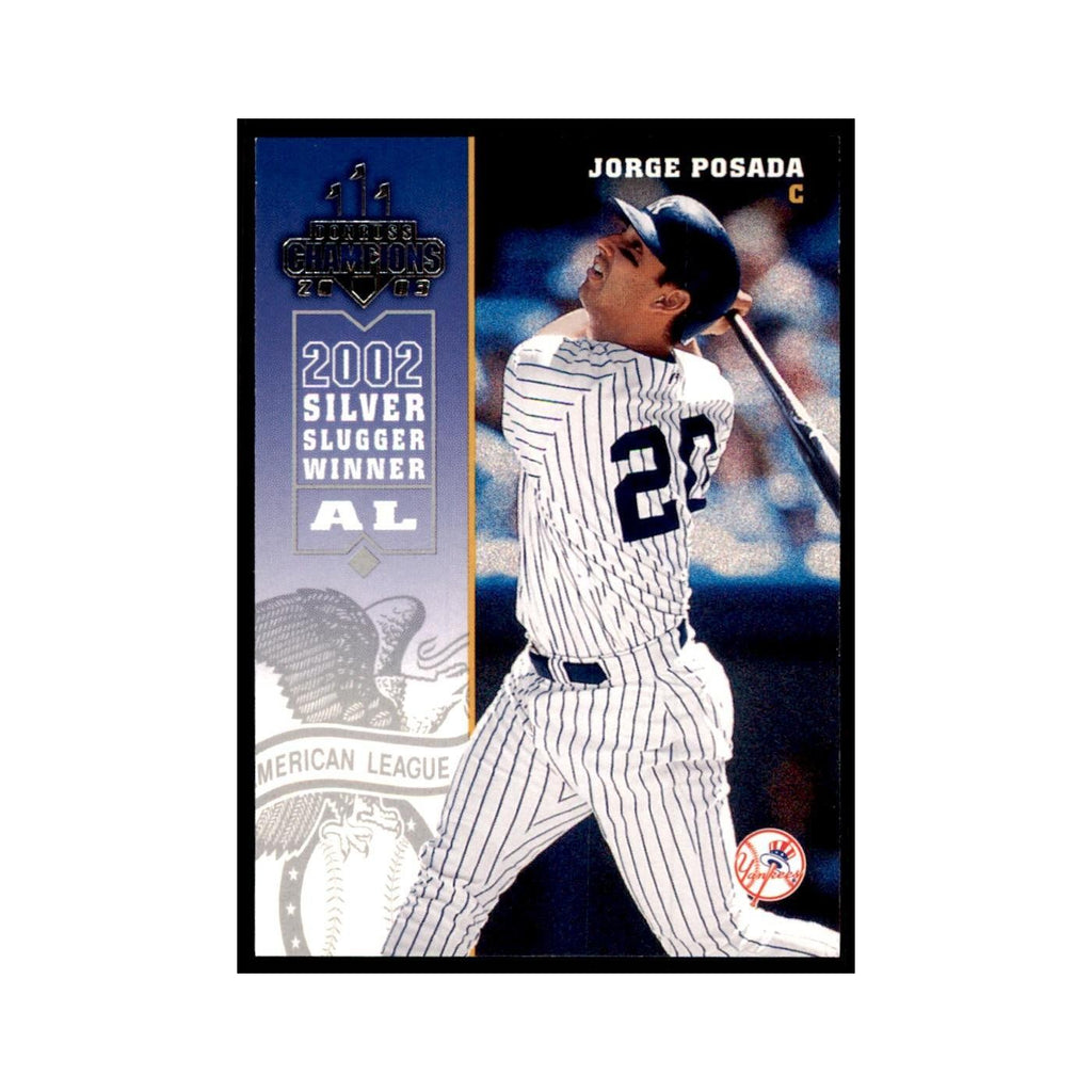 2003 Donruss Champions Jorge Posada Baseball Cards #176