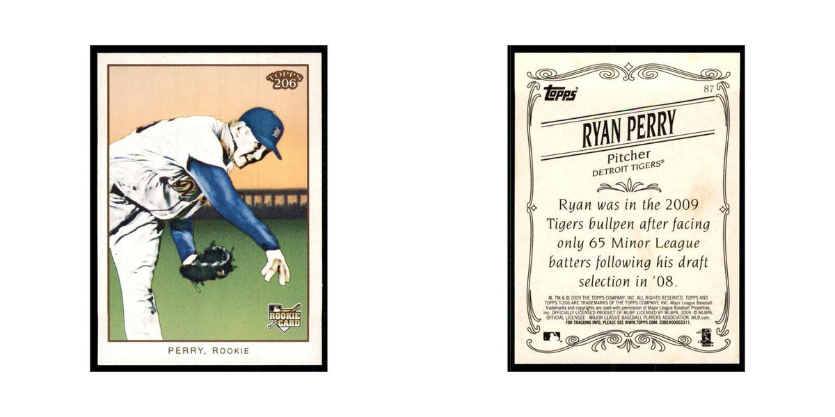 2009 Topps 206 Ryan Perry Baseball Cards #87