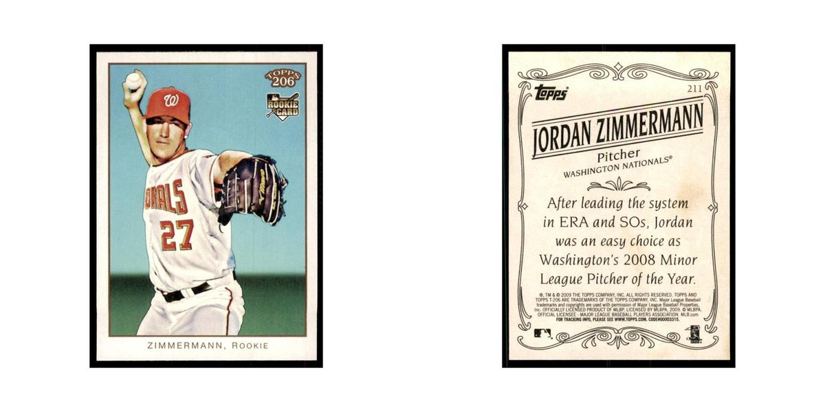 2009 Topps 206 Jordan Zimmermann Baseball Cards #211