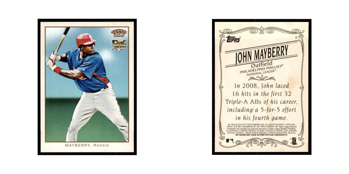 2009 Topps 206 John Mayberry Jr. Baseball Cards #6