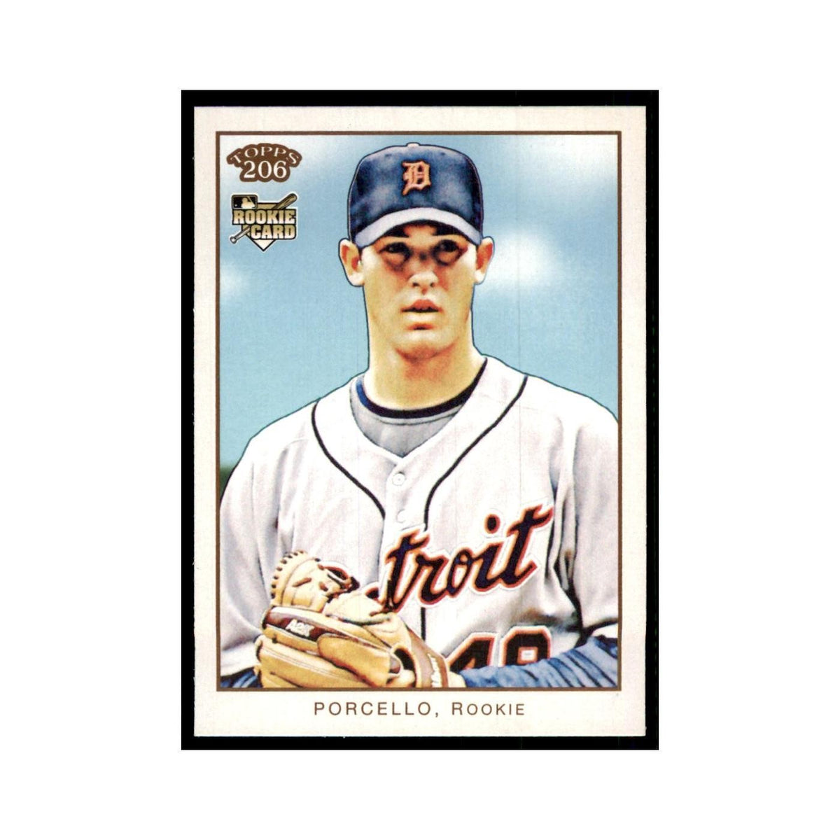 2009 Topps 206 Rick Porcello Baseball Cards #72