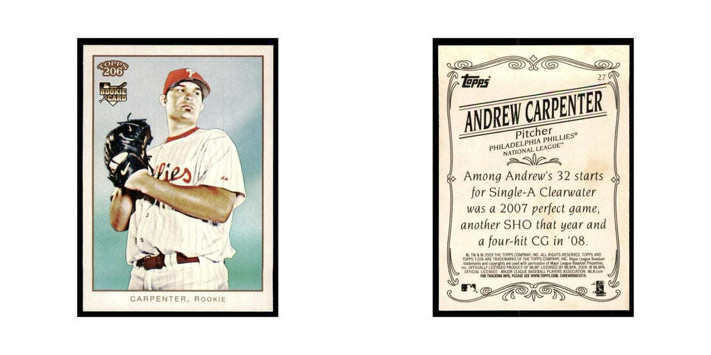 2009 Topps 206 Andrew Carpenter Baseball Cards #27