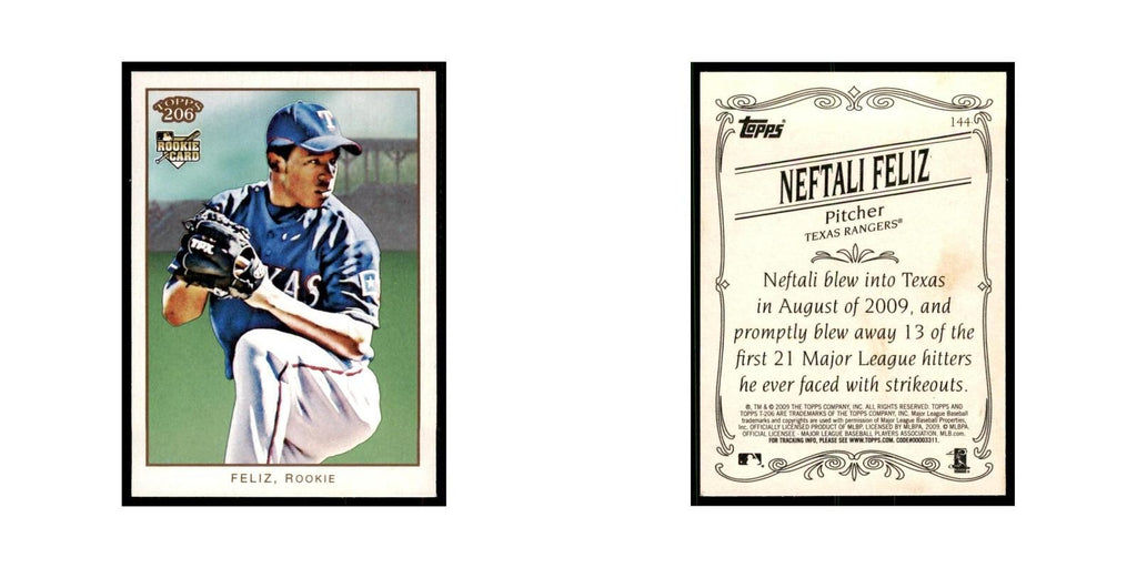 2009 Topps 206 Neftali Feliz Baseball Cards #144