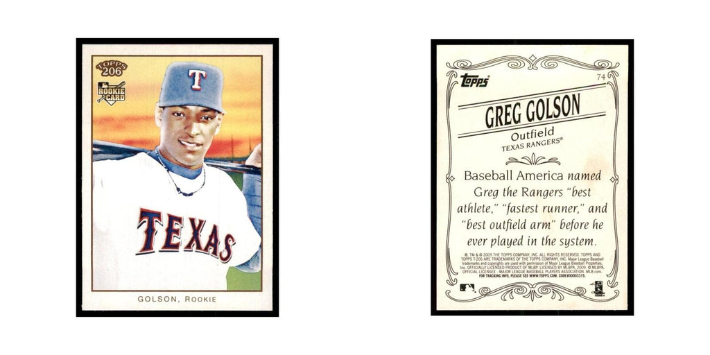 2009 Topps 206 Greg Golson Baseball Cards #74